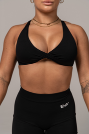 Curve Twist Bra - Black